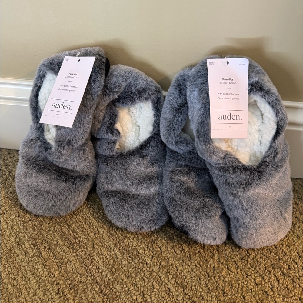 2 Auden Charcoal Women's Slippers